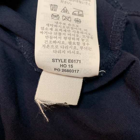 Embellished Dot Tee in Navy - Picture 5 of 7